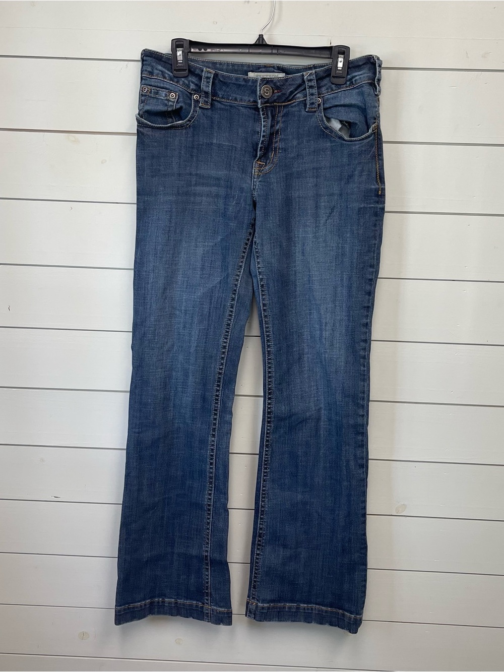 Stetson blue denim cowgirl jeans women’s size 12 Long
